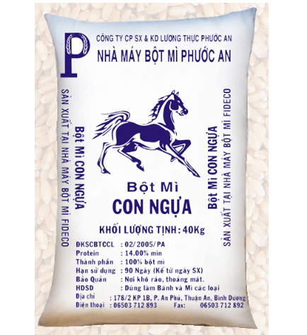 Bột mì nhãn hiệu Con Ngựa