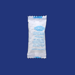 Silica Gel 3g - Vải Không Dệt Có Logo - Xanh