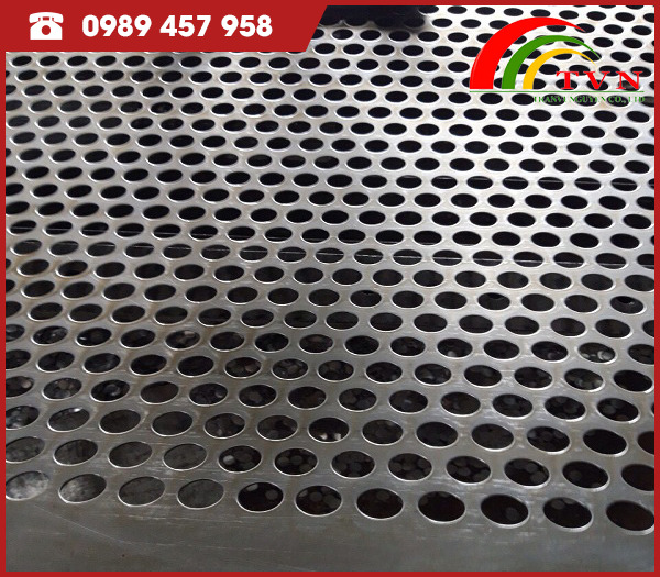 Tấm inox đục lỗ