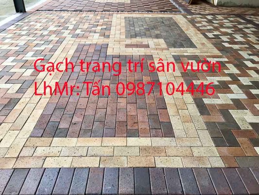 Gạch trang trí sân vườn