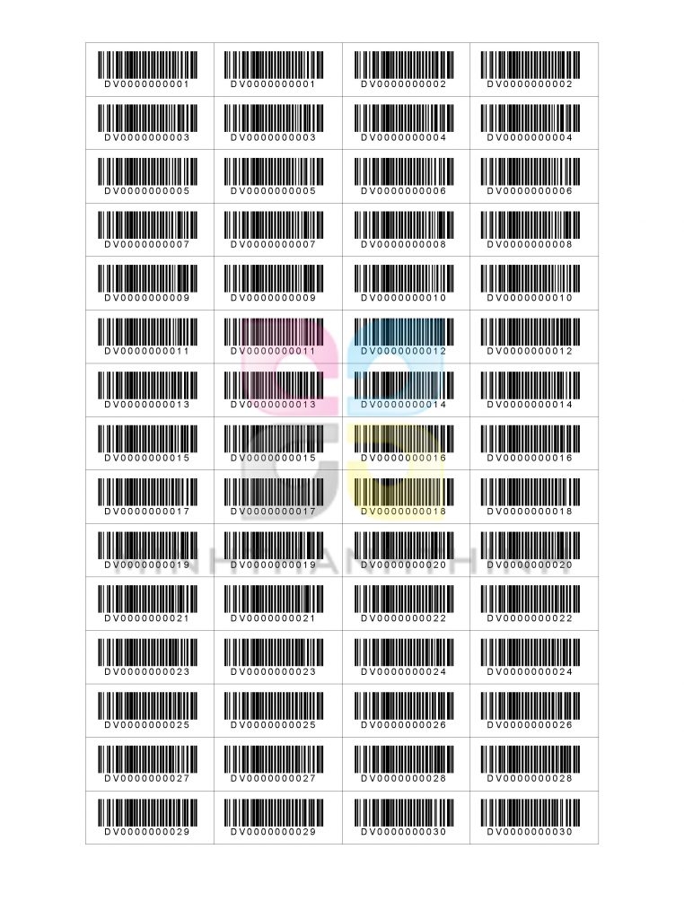 In Barcode biến đổi