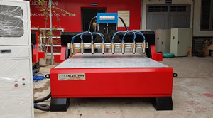 Máy CNC đục gỗ vi tính 6 đầu