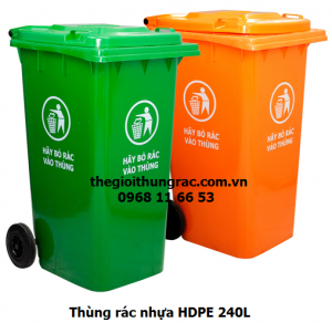 Thùng rác nhựa