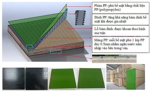Ván ép phủ phim PP