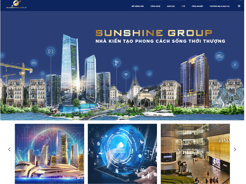 Thiết kế website bất động sản