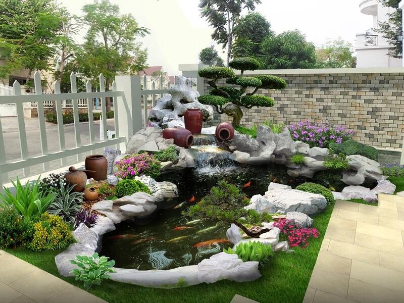 Thi công cảnh quan sân vườn
