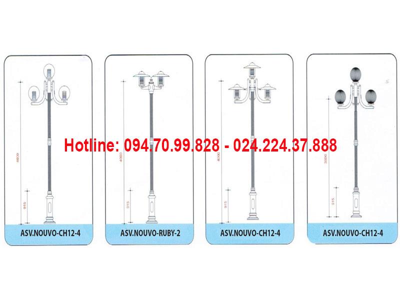 Cột đèn sân vườn Nouvo ASV.NOVOU