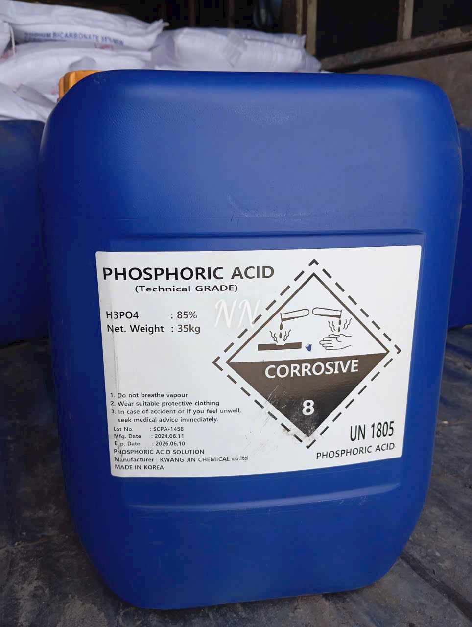 Acid phosphoric (H3PO4)