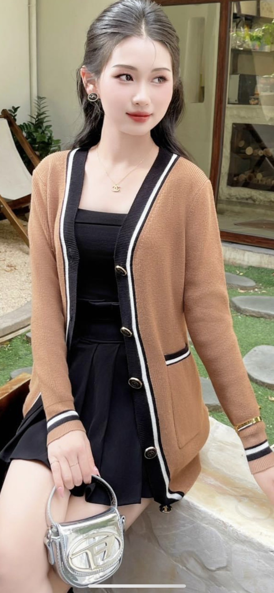 Áo len nữ dáng dài