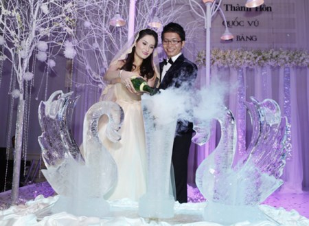 Đá khô dùng để tạo khói