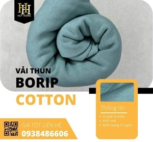 Vải Thun Borip Cotton