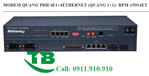 Modem Quang PDH 4E1 và 4ETH