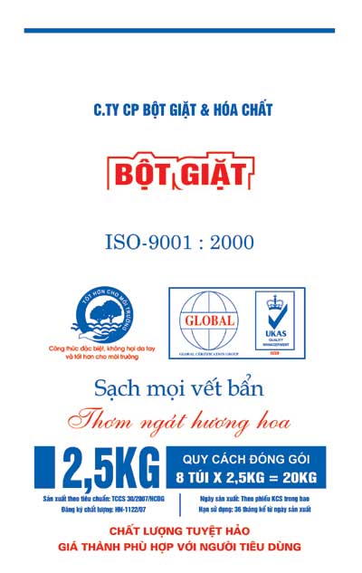Bao bì bột giặt