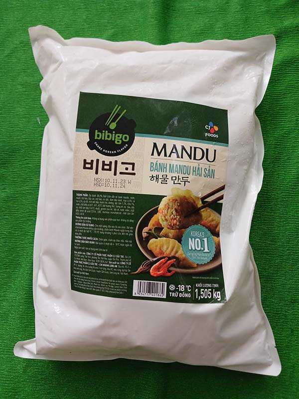 Bánh Mandu hải sản