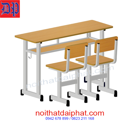 Bàn ghế học sinh 2 ghế rời lắp ghép