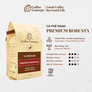Cà Phê Rang PREMIUM ROBUSTA - Gói 250G/500G