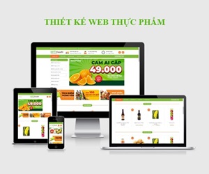 Thiết Kế Website Thực Phẩm
