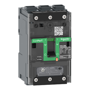 MCCB Schneider 3P 100A 25KA NSXm100B ELINK