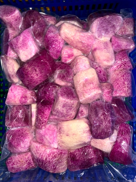 Khoai mỡ cấp đông