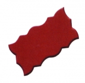 Gạch con sâu màu đỏ