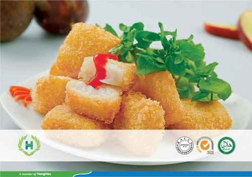 Cá tra cắt miếng tẩm bột