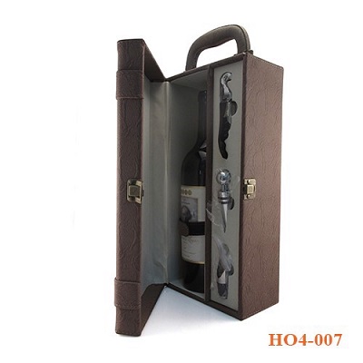 Hộp rượu da