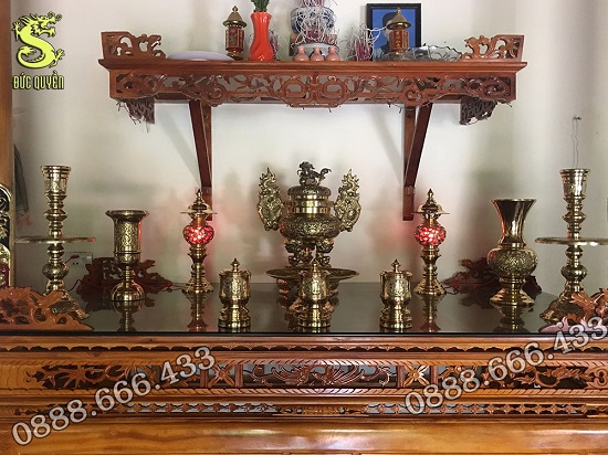 Bộ đồ thờ đồng 11 món