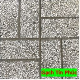 Gạch Terrazzo 8 ô xám