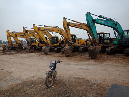 Cho thuê máy xúc đào Mỹ