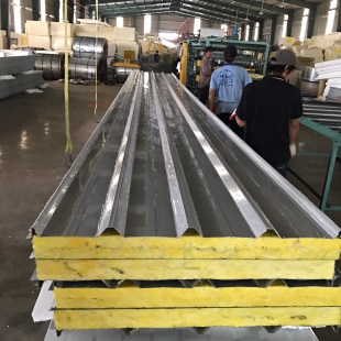 Panel Glasswool Lợp Mái Cách Nhiệt