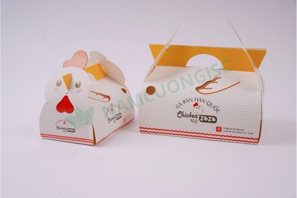 Hộp giấy đựng gà rán