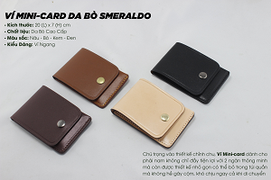 Bóp Da Mini - Card Smeraldo