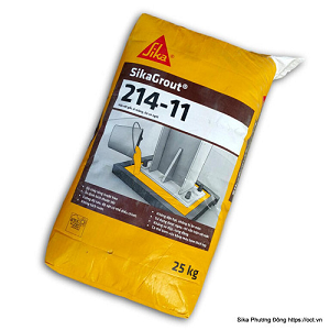 Vữa Sikagrout 214-11 Gốc Xi Măng Không Co Ngót