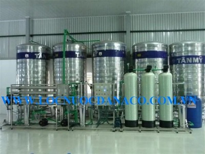 Dây chuyền máy lọc nước tinh khiết 750 L/h