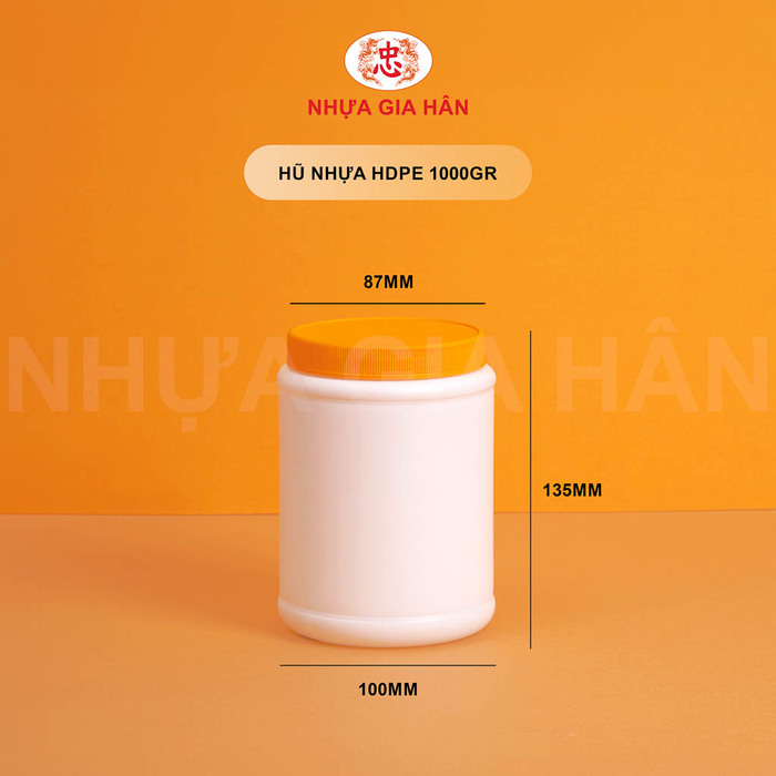 Hũ nhựa 1000g