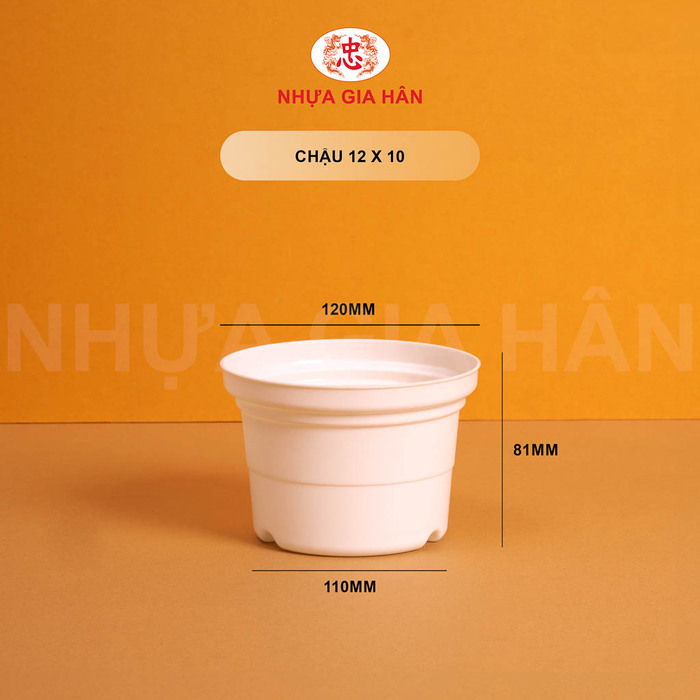 Chậu nhựa 12x10
