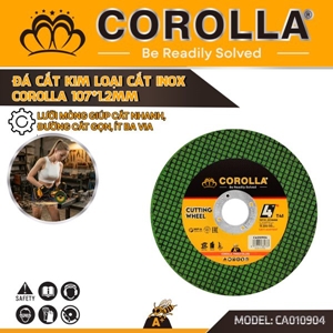 Đá Cắt Kim Loại, Cắt Inox Corolla 107x1.2mm
