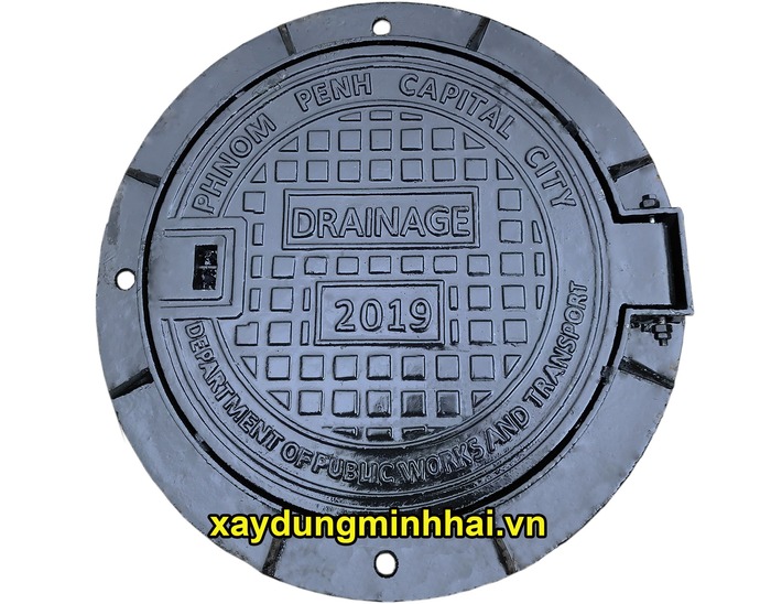 Nắp hố ga gang tròn