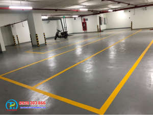 Thi Công Sơn Epoxy Kẻ Vạch