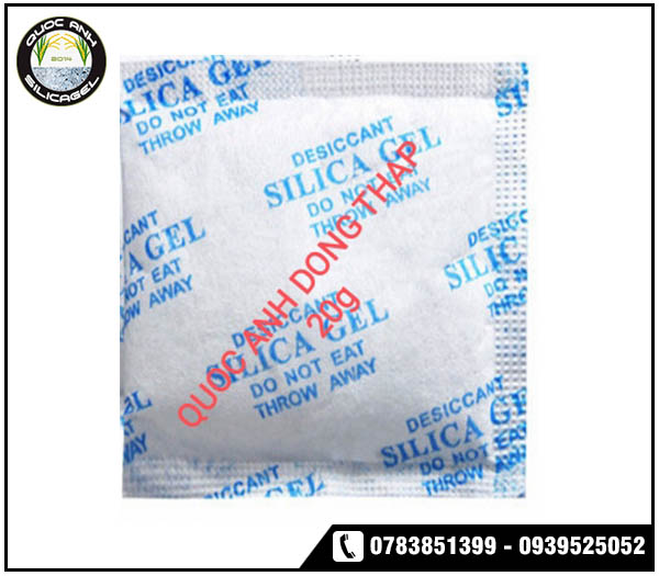 Gói hút ẩm silica gel 20g