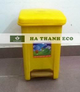 Thùng rác HDPE y tế 20L