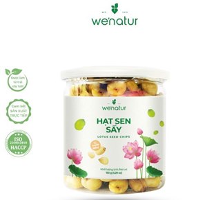 Hạt Sen Sấy Giòn Thơm Ngon Tự Nhiên Wenatur 150g