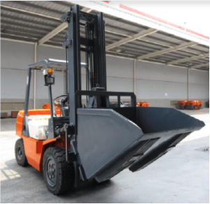 Xe nâng gầu xúc lật