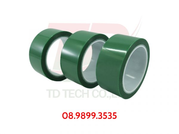 Băng dính chịu nhiệt Silicone màu xanh