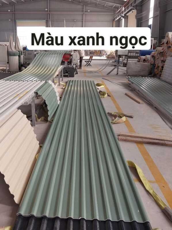 Tôn nhựa màu xanh ngọc