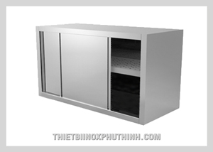 Tủ inox treo tường cửa trượt