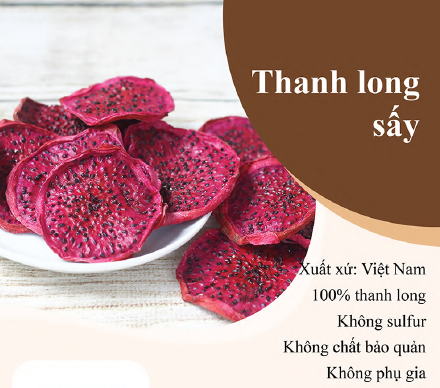 Thanh long sấy