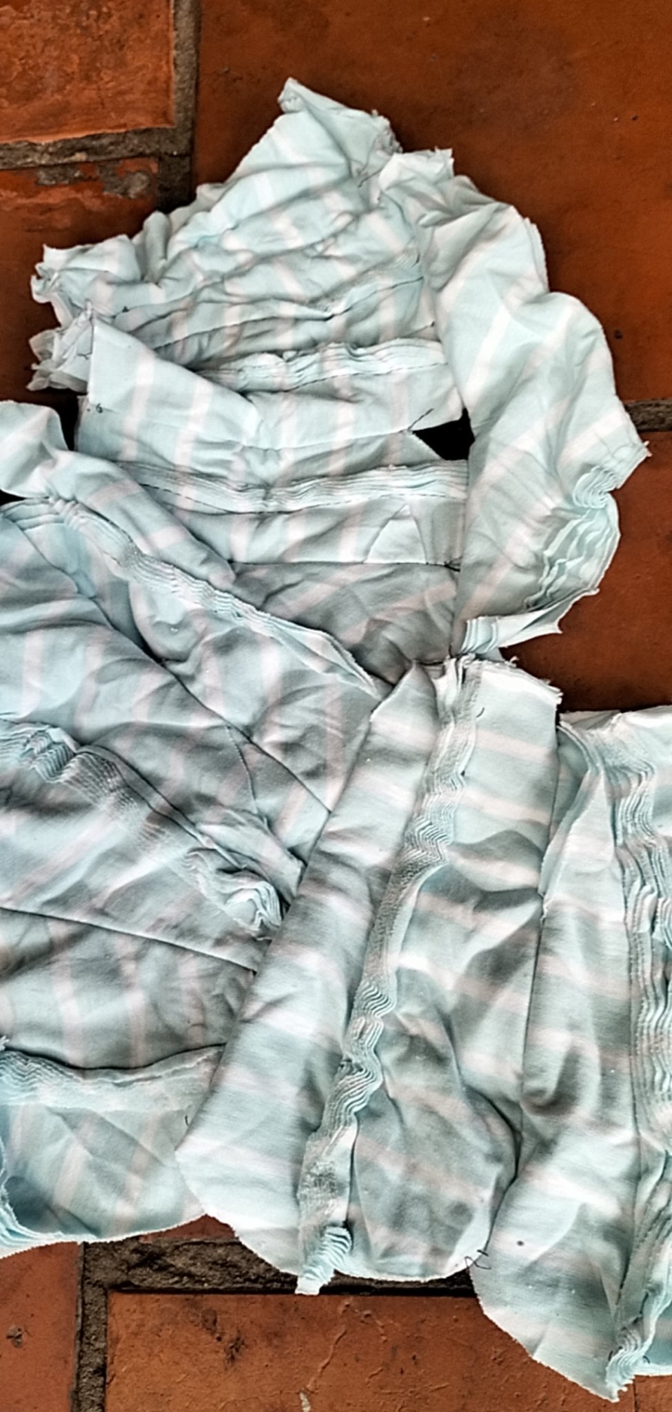 Vải lau màu may