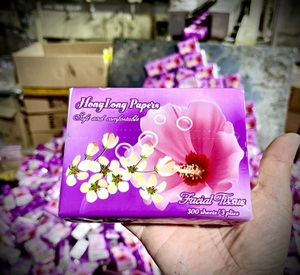 Giấy Rút 3 Lớp Hồng Long