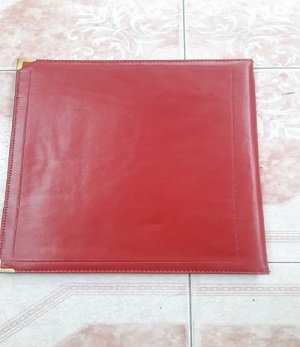 Menu, trình ký, bìa sổ giả da
